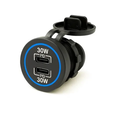 Port USB-C double 5V (2 x 30W) - Panel Solaire