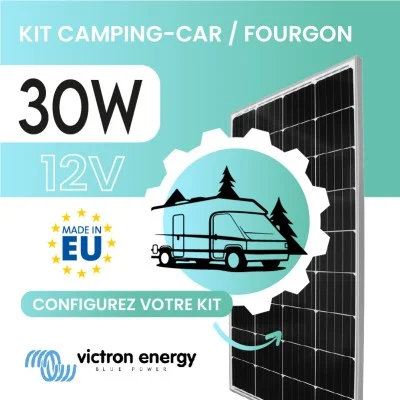 Kit solaire 12V camping-car 30W