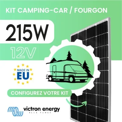 Kit solaire 12V camping-car 215W