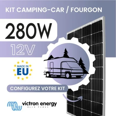 Kit solaire 12V camping-car 280W