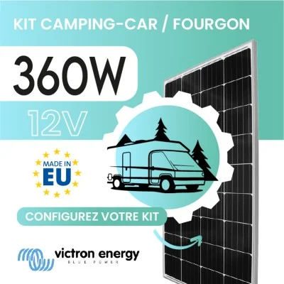 Kit solaire 12V camping-car 360W