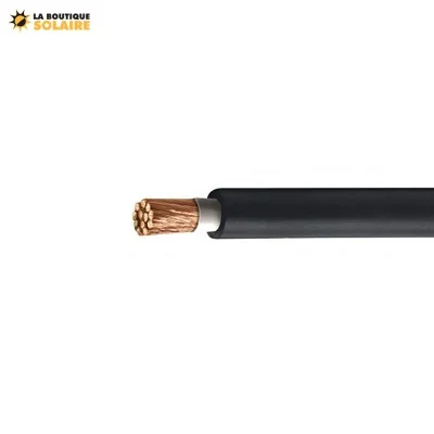 Câble inter batterie 0.4 m en 25 mm² – cosse M8-M8 - Wilmosolar Shop