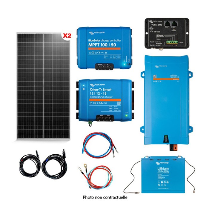 Kits solaires pour véhicule (campingcar, bateau et fourgon aménagé), kits panneau solaire pas cher