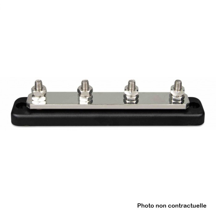 Busbar 250A 2P avec 6 Vis + cover Victron Energy