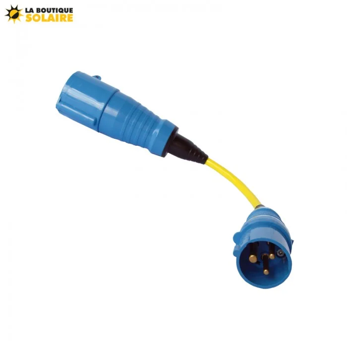 Adapter Cord 16A to 32A/250V-CEE Plug 16A/CEE Coupling 32A Victron
