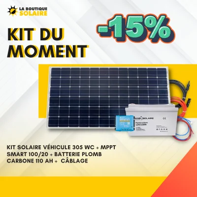 Kit solaire véhicule 305 Wc...