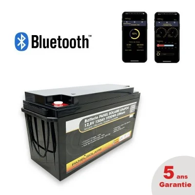 Batterie Lithium 12,8V 150Ah Smart (avec chauffage) - Panel Solaire