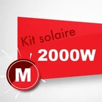 Kits solaires autoconsommation 2000W