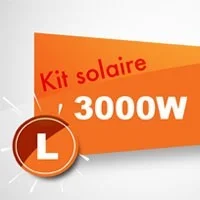 Kits solaires autoconsommation 3000W