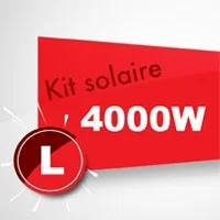 Kits solaires autoconsommation 4000W