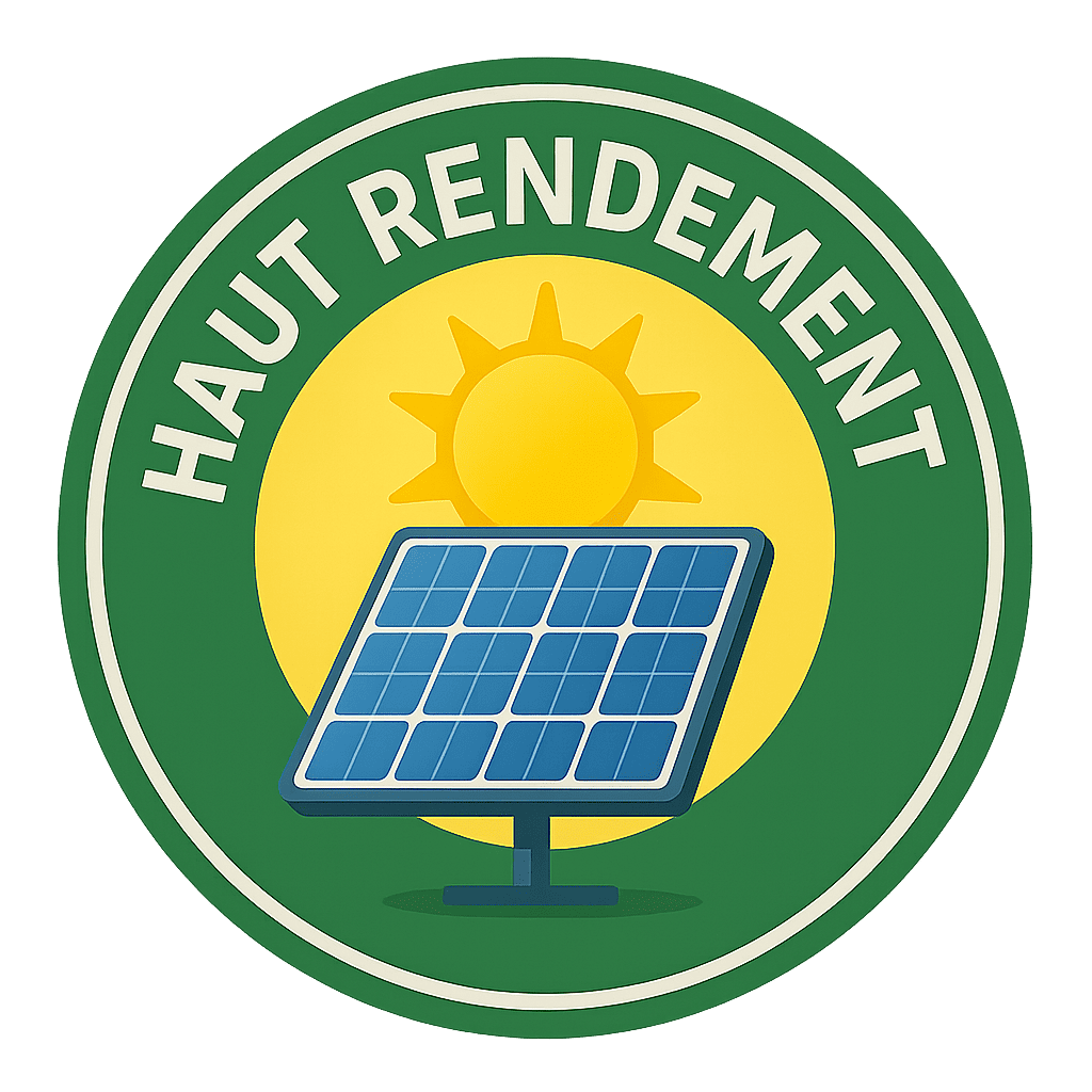 badge de haut rendement panneau solaire