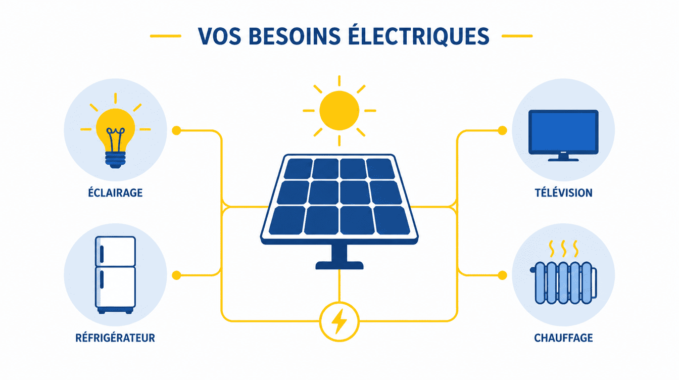 besoin électrique consommation maison