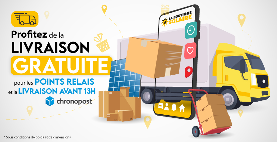 Livraison gratuite pour les points relais chronopost